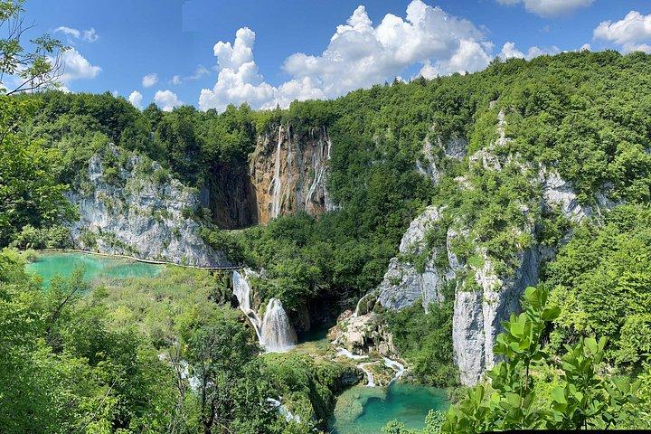 Lacs de Plitvice avec billet et visite guidée de Rastoke au départ de Zagreb