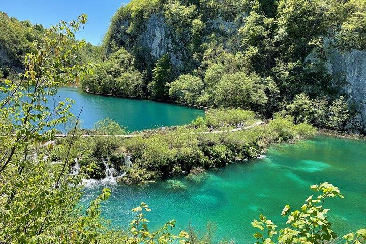 Lacs de Plitvice avec billet et visite guidée de Rastoke au départ de Zagreb