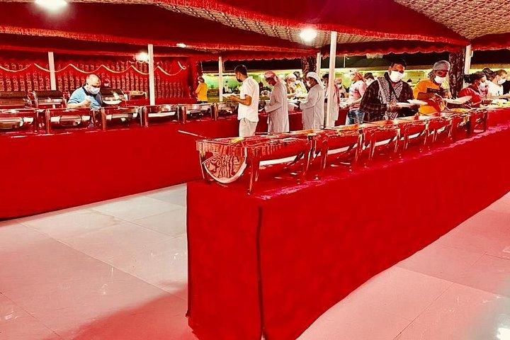 VIPレッドデューンサファリドバイ,ピック/ドロップ,キャメルライド,クワッド&BBQディナー