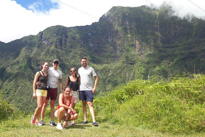 Überquerung der Insel Tahiti 4x4 Berg, Wasserfall, Fluss, Becken