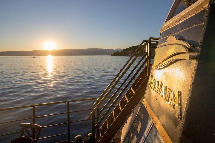 1,5-stündige Bootsfahrt bei Sonnenuntergang auf dem Ohridsee
