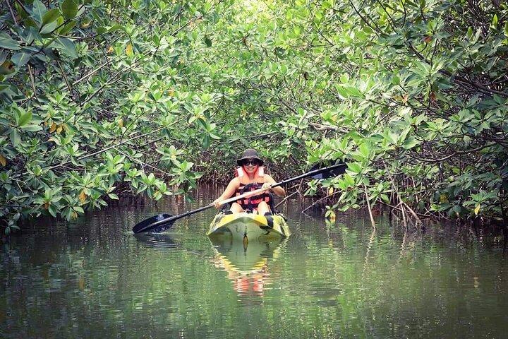 Aventura de caiaque em Cancun