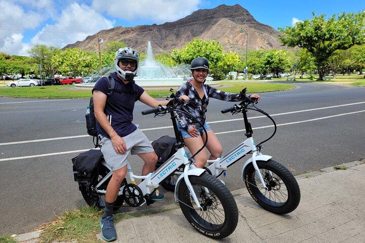 Elcykeltur och Diamond Head-vandringstur