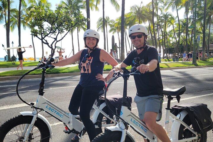 Elcykeltur och Diamond Head-vandringstur