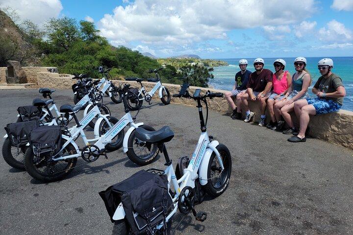 Elcykeltur och Diamond Head-vandringstur