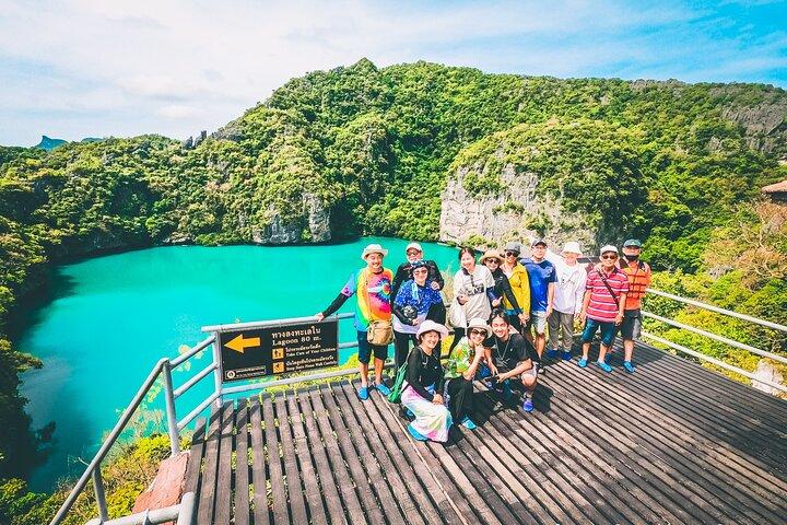 サムイ島からのスピードボートによるパルアイ島とアントン海洋公園ツアー