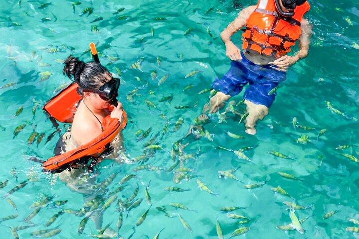 Excursão de mergulho com snorkel nas Ilhas Phi Phi e Ilhas Khai em lancha saindo de Phuket