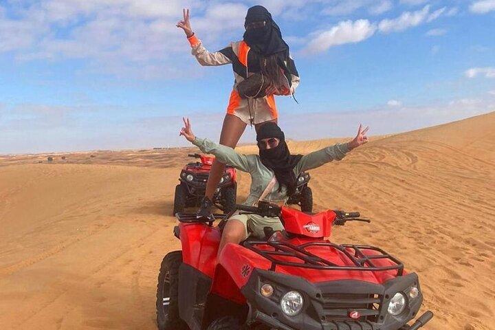Dubai Dinner Desert Experience with 01 Hour quad bike and camel ride