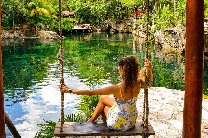 Tulum Akumal Snorkeltur och 4 Cenotes liten grupp Alla avgifter inkl