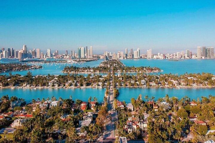 Miami Beach : Excursion privée en avion romantique de luxe avec champagne