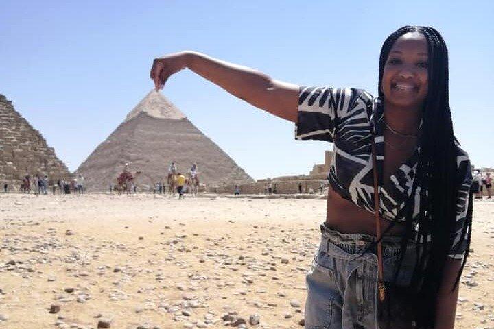 Journée complète aux pyramides de Gizeh et au musée égyptien depuis l'hôtel Cairo Giza