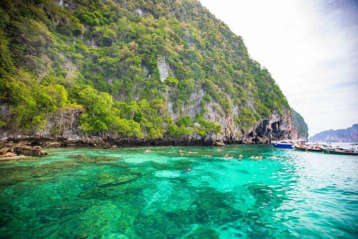 Vanuit Phuket: Phi Phi, Maya Bay & Khai Islands Speedboottour