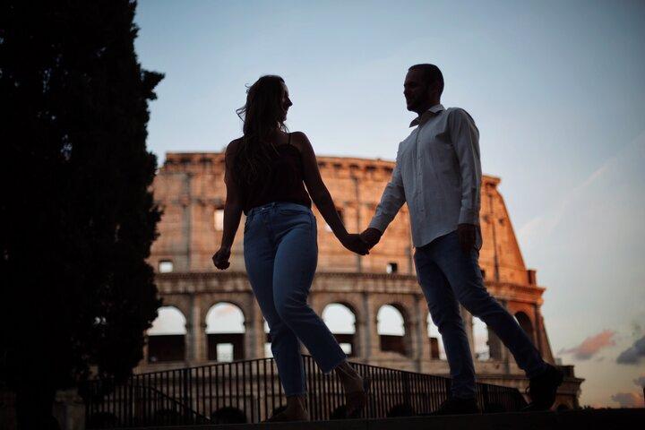 Sesión de fotos en Roma con cámara profesional