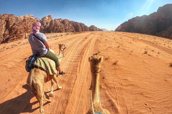 Wadi Rum: aventura en camello