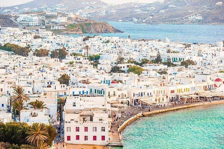 Mykonos Helikoptertur: 30-minuters sightseeingflyg