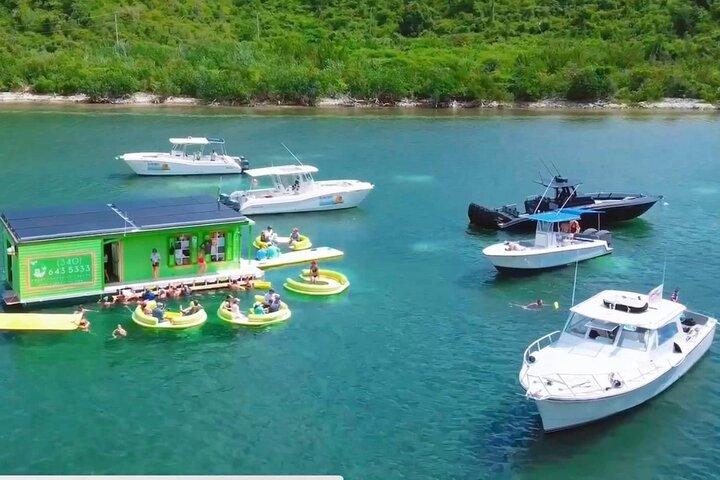 Cirka ön St. John | Lunchstopp vid Lime Out (Taco Boat)