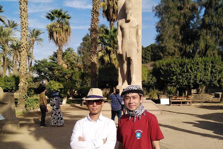 Excursion privée d'une journée dans les pyramides de Saqqara, Memphis et Dahshur