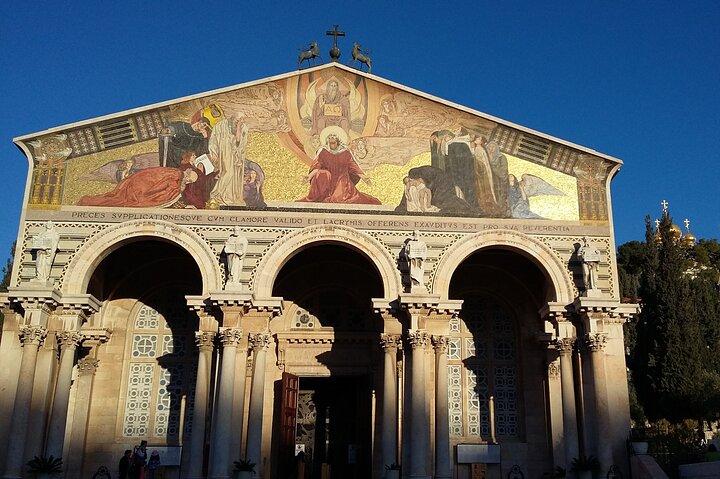 Mt of Olives van de kapel van de hemelvaart naar Getsemane voor individuen