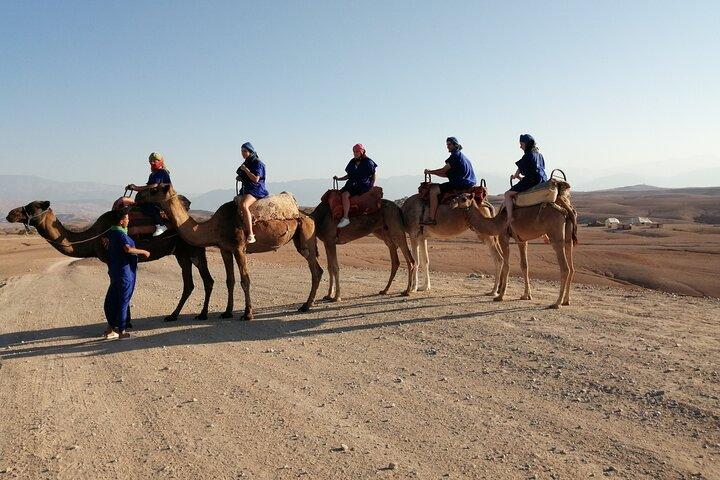 Magical dinner and show in Agafay desert with camel ride