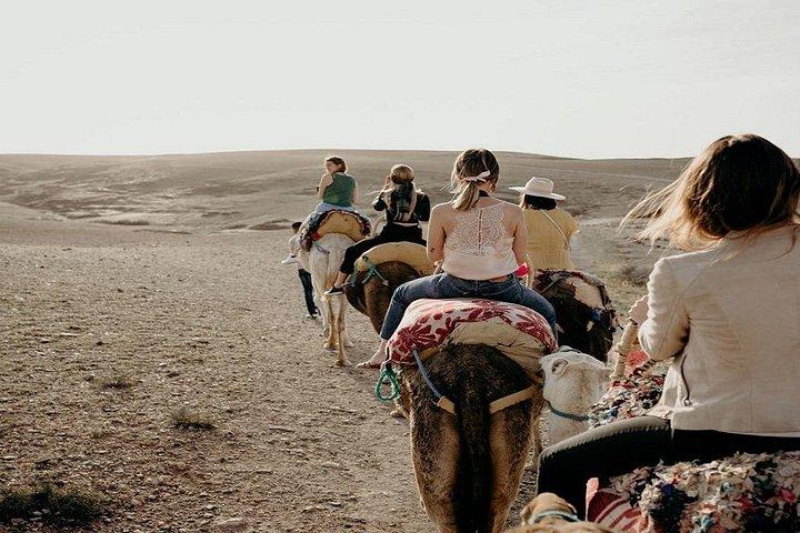 Övernattning i Agafay Desert Marrakech