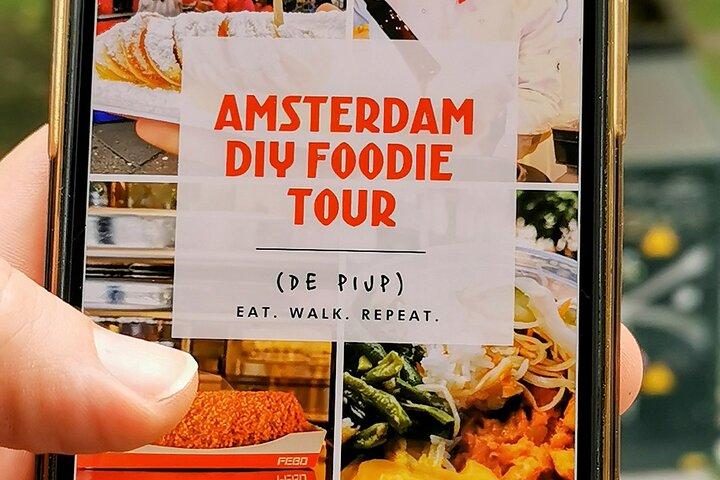 Tour gastronomico autoguidato di Amsterdam nel quartiere De Pijp