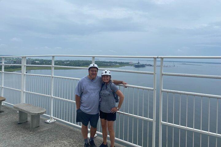 Tour panoramico in e-bike del porto di Charleston e della fauna selvatica + sosta per frullati