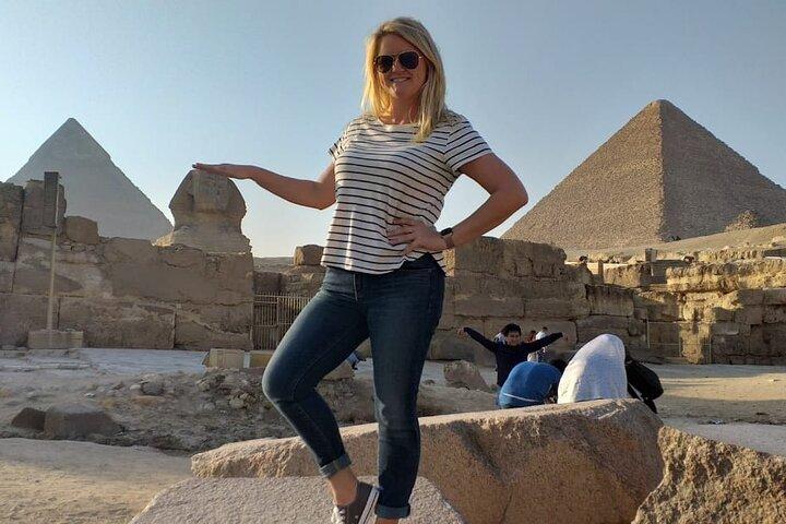 Tur till Giza pyramiderna Sphinx med lokal guide