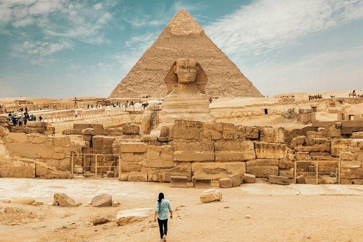 Privat heldags Giza-pyramiderne, Sphinx, Memphis og Saqqara