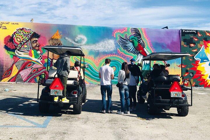 Wynwood Graffiti Golf Warenkorb Tour in kleiner Gruppe