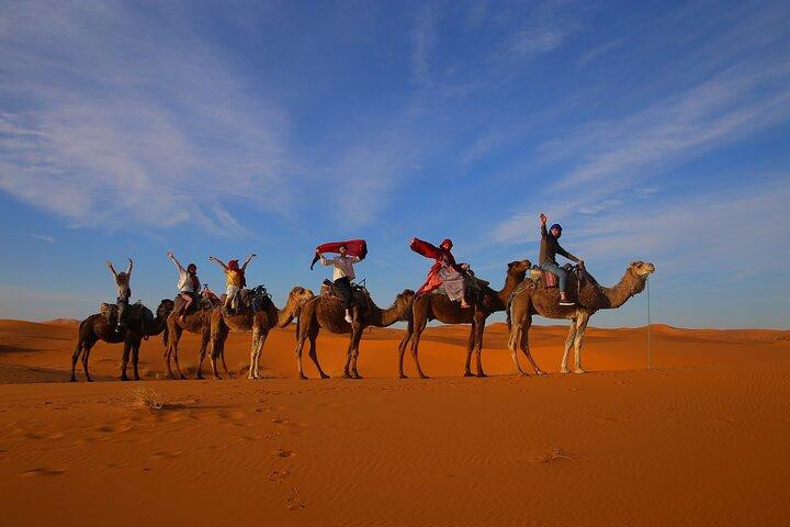 Excursão de 3 dias pelo Deserto do Saara: Passeio de camelo e acampamento no deserto saindo de Marrakech