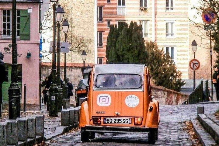 ビンテージ 2CV アドベンチャー : 3 時間のパリ ハイライト ツアー