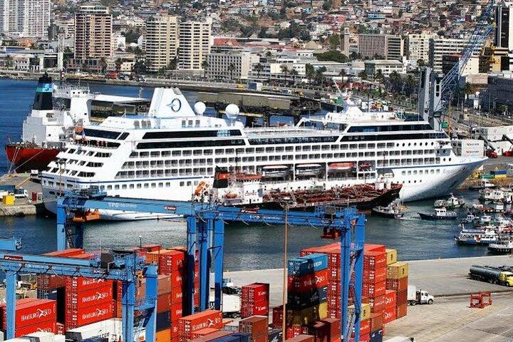 Crucero Pick up + Tour Valparaíso Viña del Mar Drop off en Hotel en Santiago