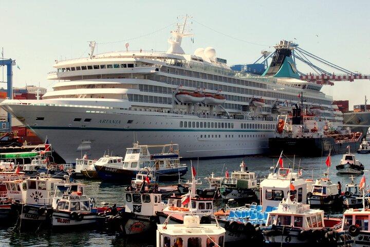 Crucero Pick up + Tour Valparaíso Viña del Mar Drop off en Hotel en Santiago