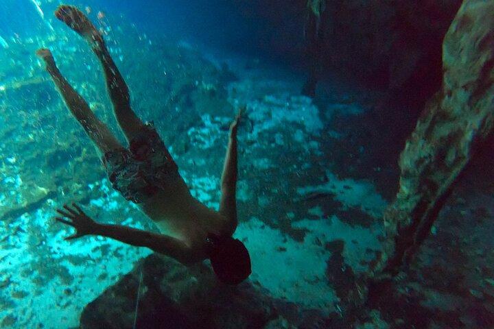 Tulum Area Experience Guidad ATV-tur till 3 Cenotes, snorkla/simma och lokal lunch