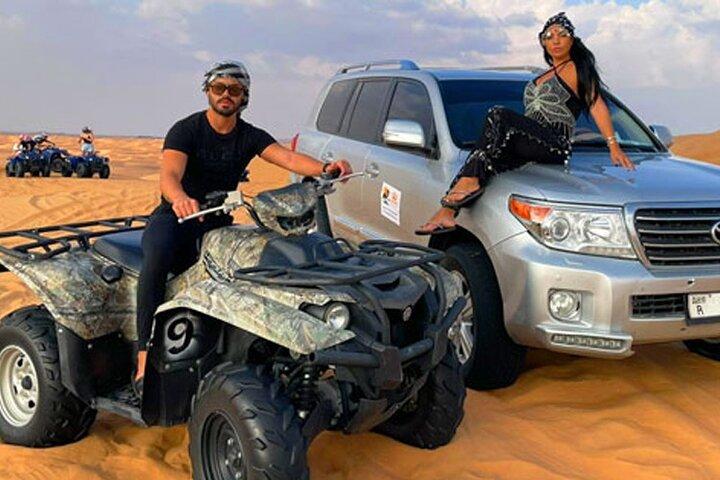 Dubai: VIP Evening Desert Safari, Camel, BBQ Dinner & Dune Bash