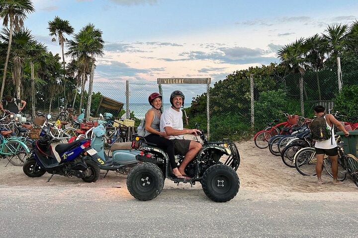 トゥルム リーフ シュノーケル、ATV/スクーター/電動自転車、セノーテ スイム/シュノーケル/パドル ボード + ランチ