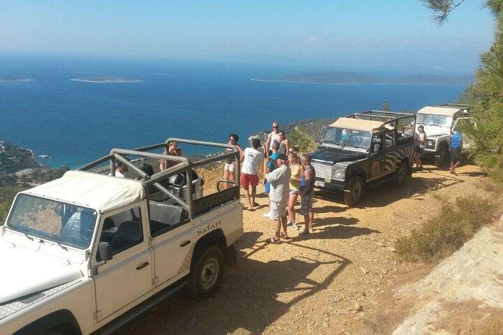 Excursion privée d'une journée en jeep à Bodrum avec déjeuner