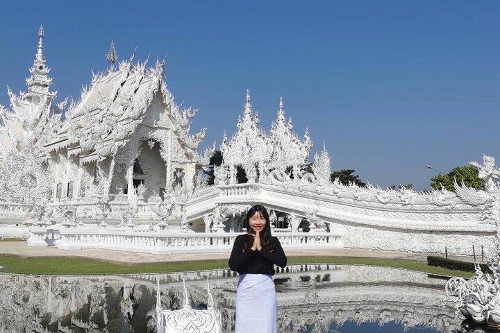 Chiang Rai All Inclusive Tour: Vita och blå tempel + lång hals