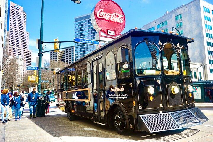アトランタの90分間のナレーション付き観光トロリー ツアー