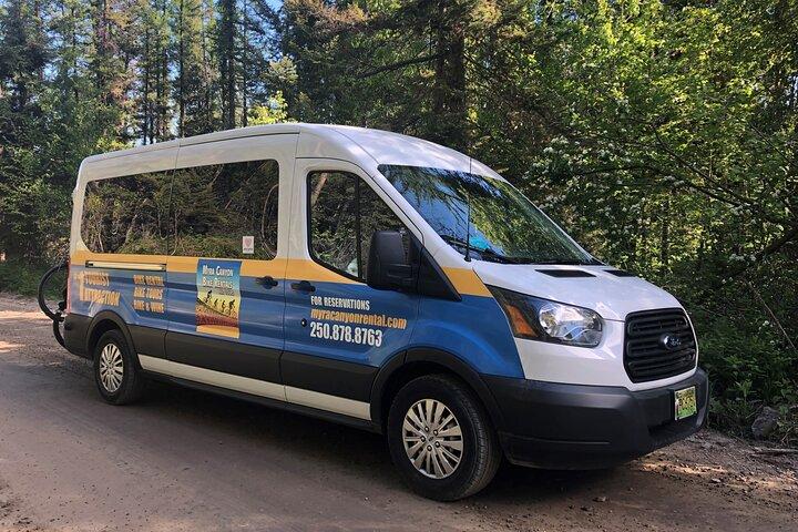 Visite guidée à vélo sur le chemin de fer historique de Kettle Valley à Myra Canyon & Wine Tour