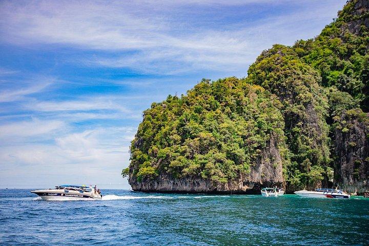 Circuit d'une journée aux îles Phi Phi en bateau rapide depuis Krabi