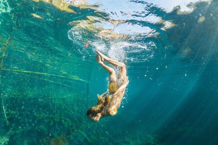 SUPER Tour Laguna Kaan Luum, 2 Cenotes diferentes. Almuerzo incluido