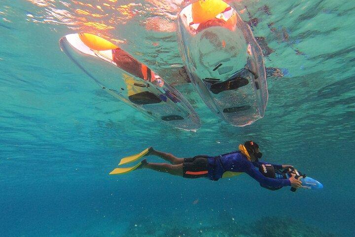 Klares Kajak, Sea Scooter Abenteuer