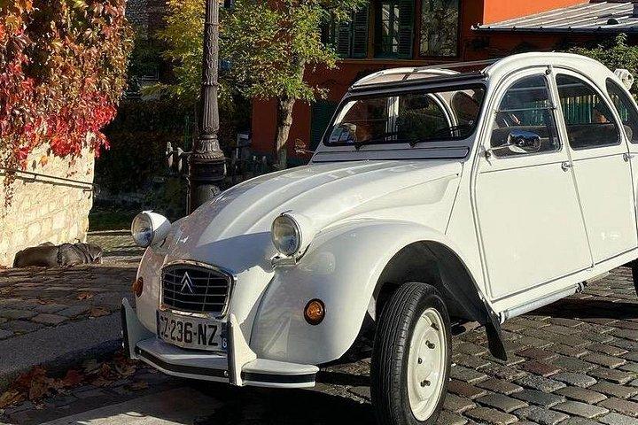 ヴィンテージ 2CV アドベンチャー : 1 時間のパリ ハイライト ツアー