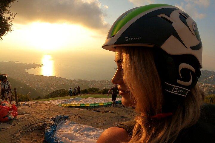 Paragliding-Aktivität im Libanon