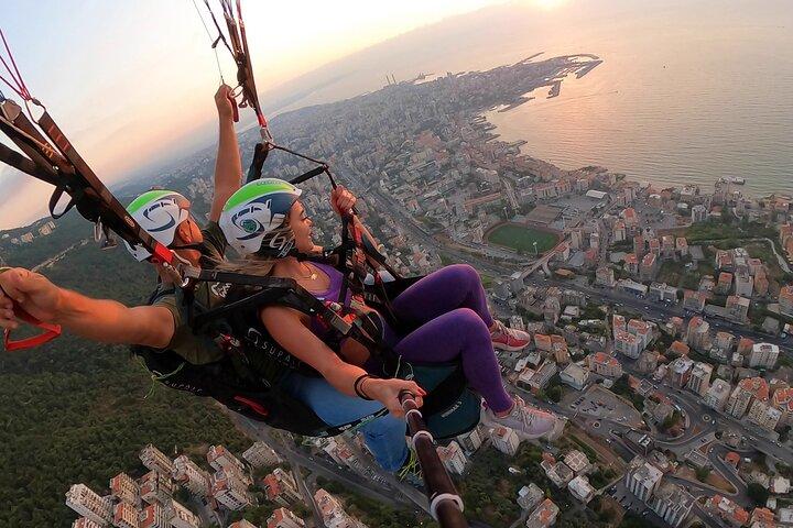 Paragliding-Aktivität im Libanon