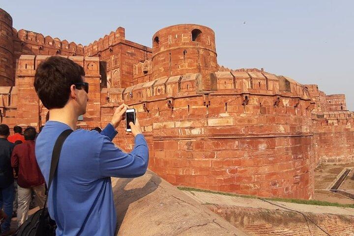Taj Mahal Sunrise, Agra Fort und Fatehpur Sikri - Private Tour ab Jaipur
