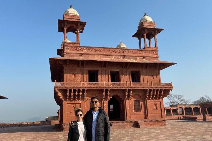 Taj Mahal Sunrise, Agra Fort und Fatehpur Sikri - Private Tour ab Jaipur