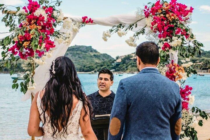 結婚式の目的地ブラジル プラヤでの結婚 象徴的な結婚式 誓いを更新する