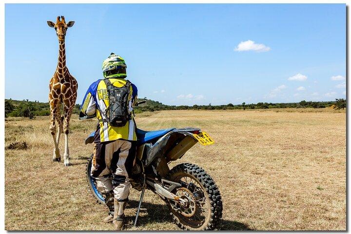 7 days off-road motorbike wildlife tour from Central Kenya to Mount Kilimanjaro